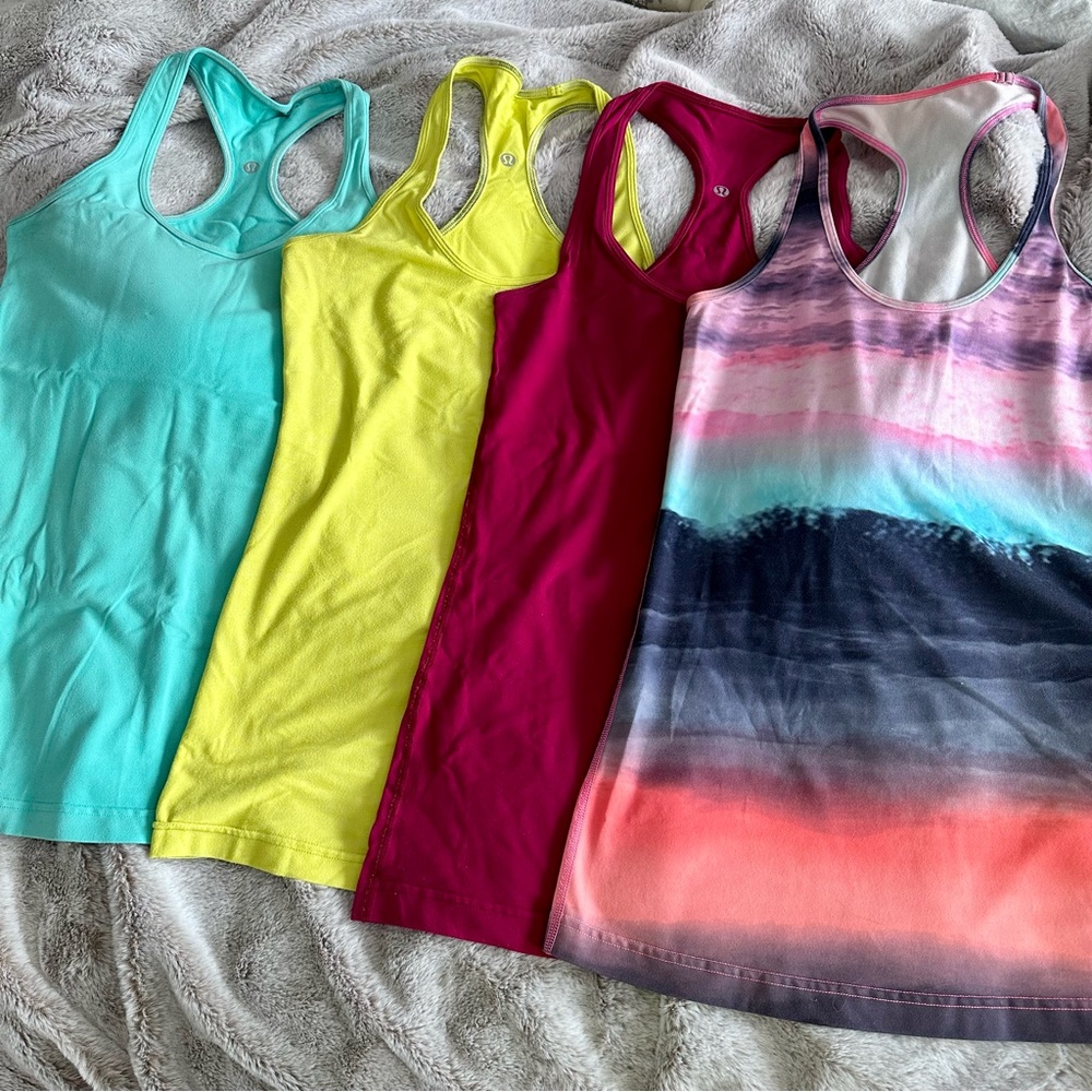 Lululemon Cool Racerback (CRB) Tanks - BUNDLE OF 4!!!